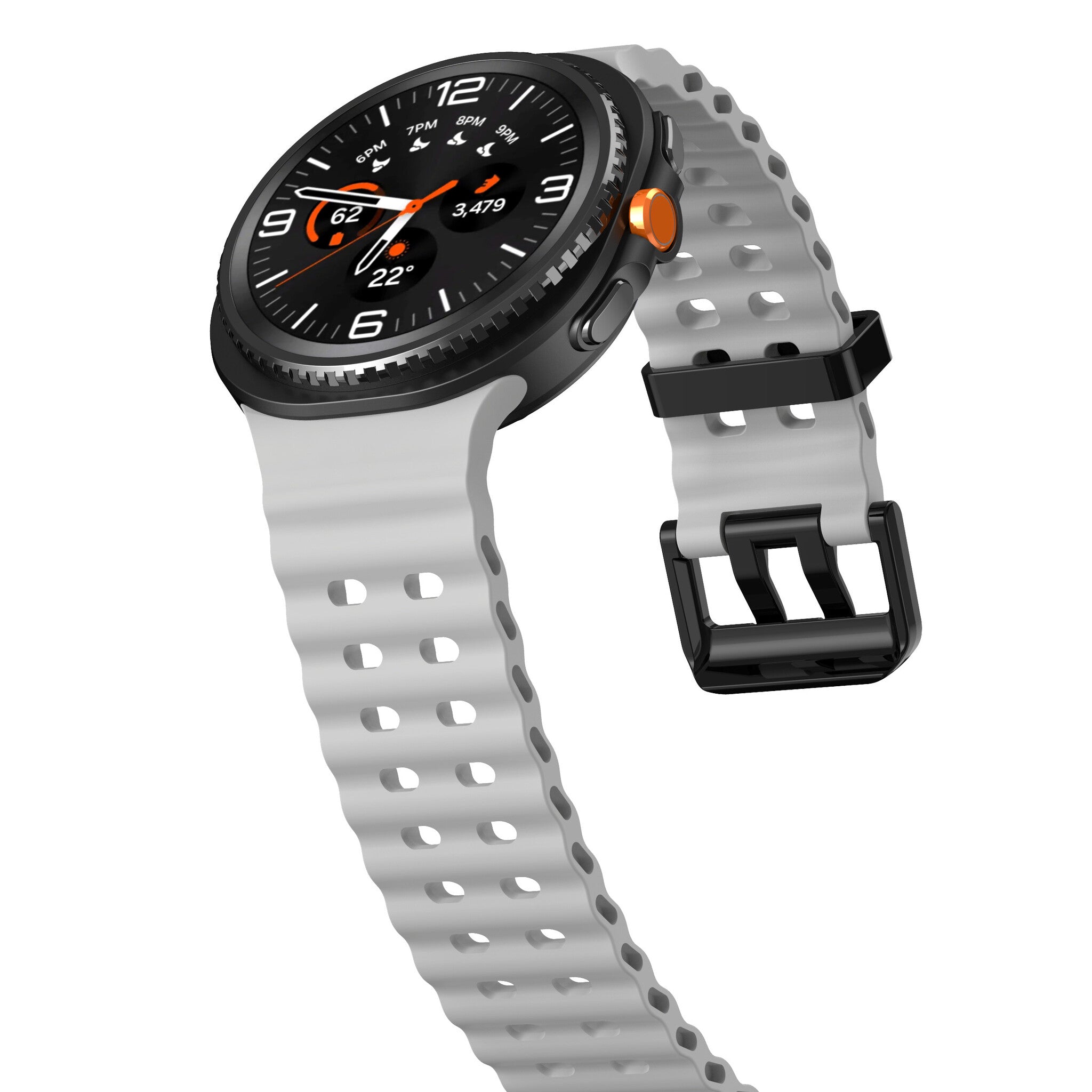 Samsung Galaxy Watch 8 - 44mm Ocean Strap (Grey)