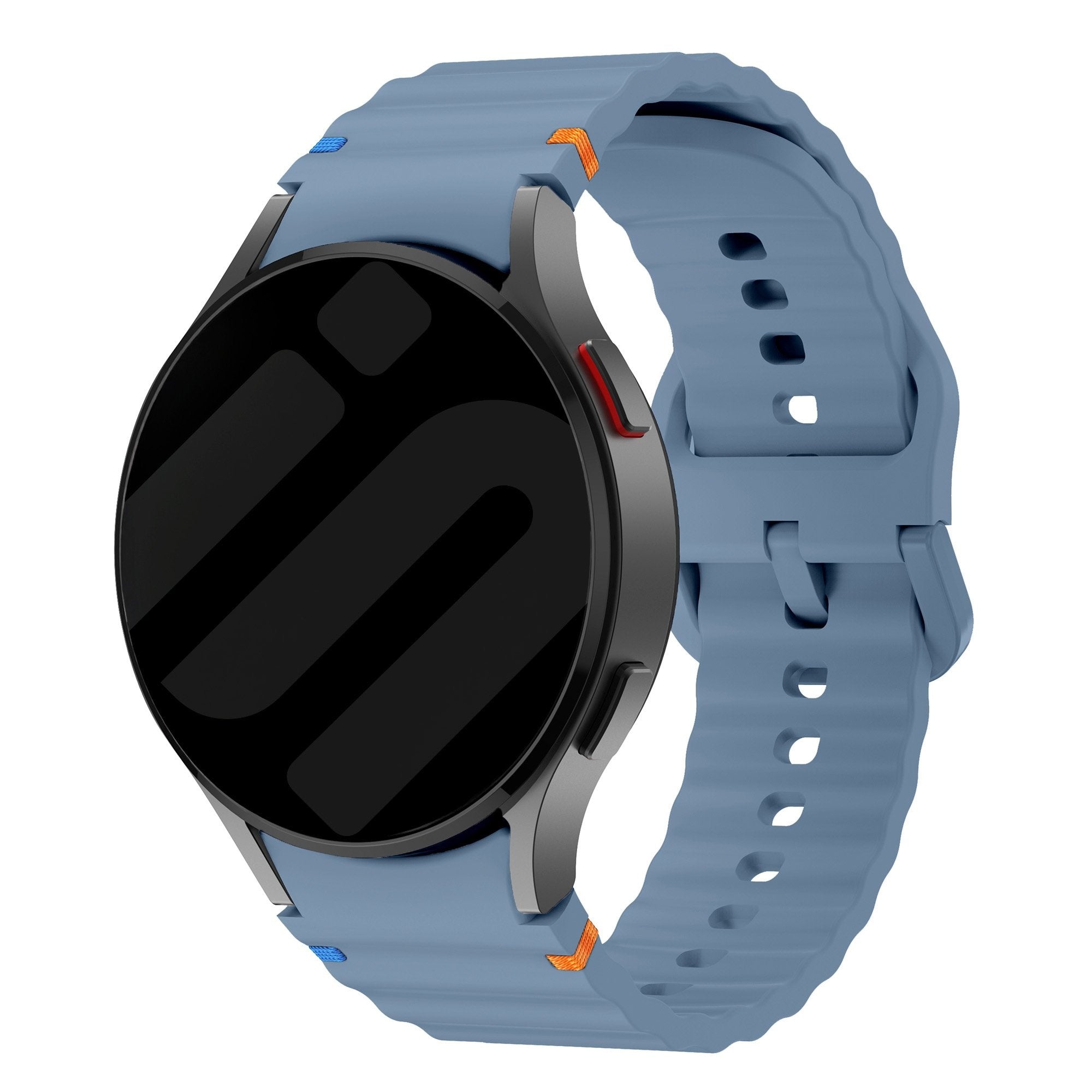 Samsung Galaxy Watch 6 40mm mit wellenförmigem Armband (Grau/Blau)