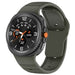 Samsung Galaxy Watch 8 Classic Outdoor Silikonarmband (Dunkel Grün)