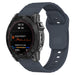Garmin D2 Mach 2 - 47mm Outdoor Silikonarmband (GrauBlau)