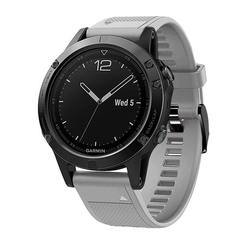 Garmin D2 Mach 2 - 47mm Silikonarmband (Grau)