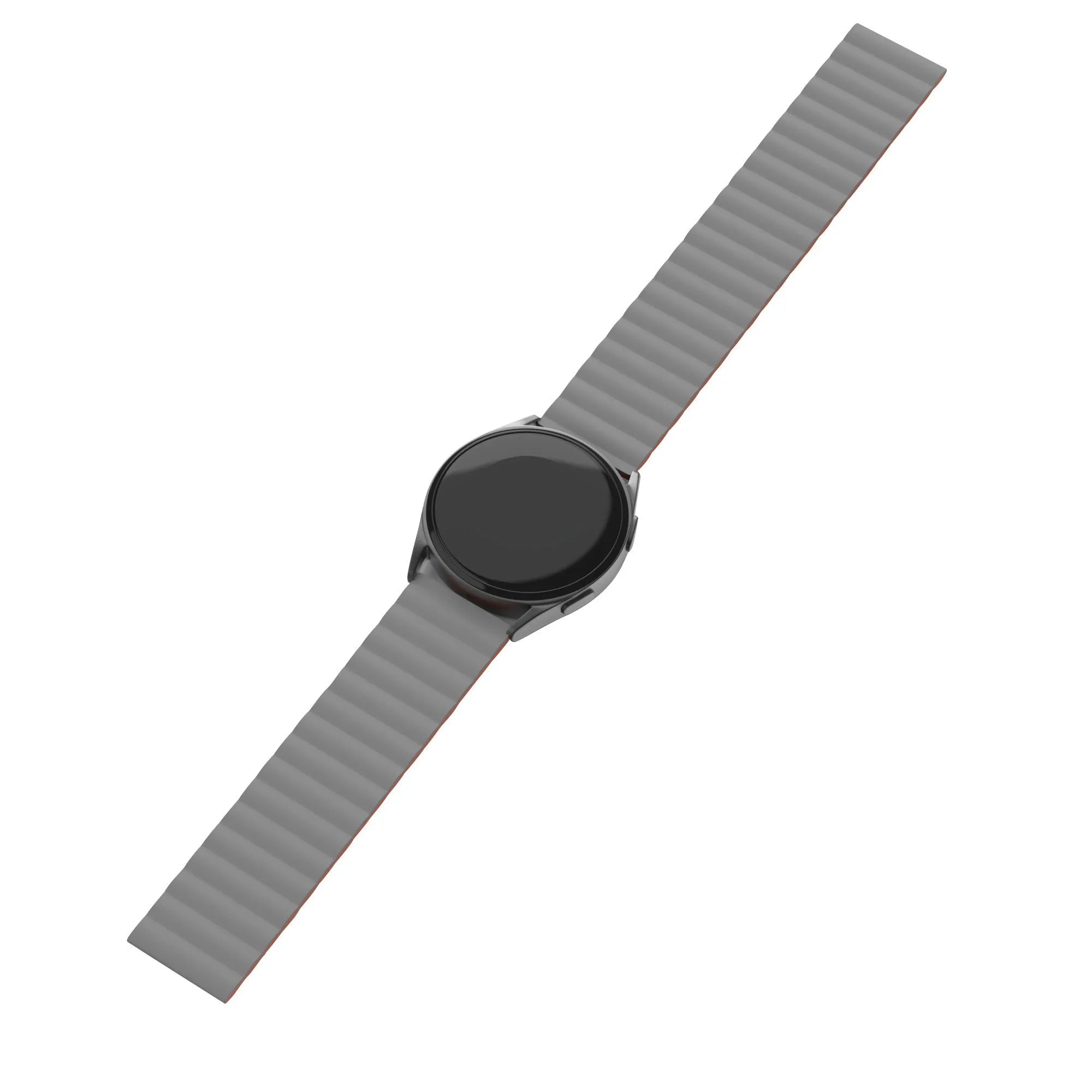Coros Pace 4 Magnetic Silicone Strap (Grey/Orange)