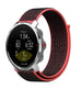 Polar Grit X Nylonarmband (Schwarz/Rot)