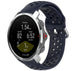 Bracelet silicone avec trous Polar Grit X (bleu foncé)