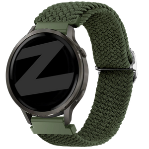 Bandz Correa trenzada ajustable Garmin Vivoactive 4s (verde)