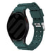 Bracelet silicone armure Samsung Galaxy Watch FE (vert foncé)