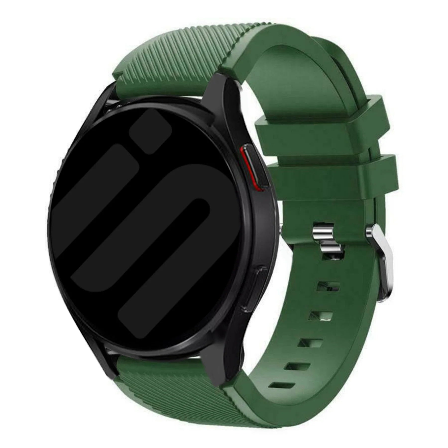Amazfit Bip U (Pro) Twill Silicone Strap (Dark Green)