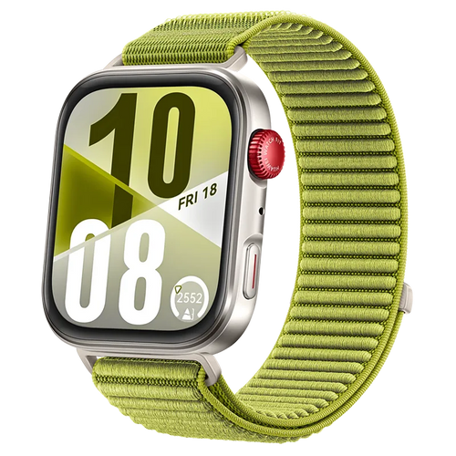 Huawei Watch Fit 4 Nylon Wave Strap (Green)