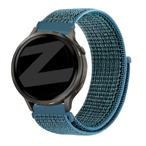 Bandz Correa nylon Loop Garmin Forerunner 265s (verde-gris)