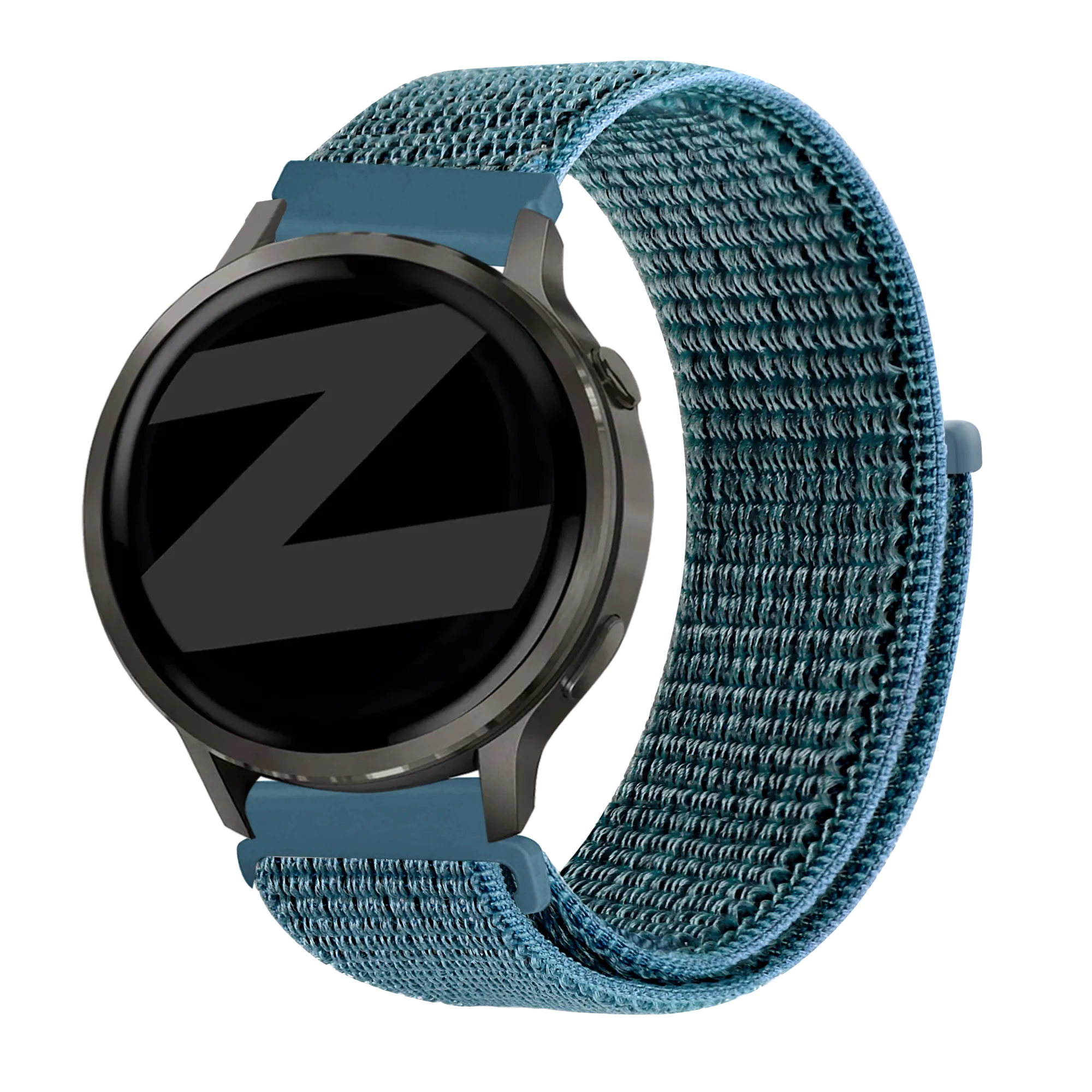 Bandz Correa nylon Loop Garmin Forerunner 265s (verde-gris)