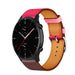 Amazfit GTR 2 Lederarmband (Pink/Rot/Braun)