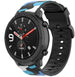 Bracelet camouflage Xiaomi Amazfit GTR (bleu)