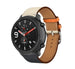 Bracelet cuir Xiaomi Amazfit GTR (blanc/bleu foncé)