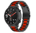 Bracelet acier Xiaomi Amazfit GTR (noir/rouge)
