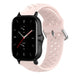 Bracelet silicone avec trous Amazfit GTS 2 (rose)