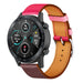 Honor Magic Watch 2 leren bandje (knalroze/roodbruin)