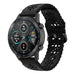 Honor Magic Watch 2 42mm siliconen bandje met patroon (zwart)