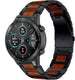 Honor Magic Watch 2 46mm houten/stalen band (zwart)