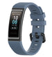 Bracelet silicone Huawei Band 3/4 Pro  (gris bleu)