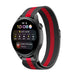 Huawei Watch 3 (Pro) Milanese Strap (Black/Red)