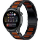 Huawei Watch 3 (Pro) Holz/Stahlarmband (Schwarz)