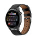 Bracelet cuir Huawei Watch 3 (Pro) (noir serré)