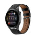 Bracelet cuir Huawei Watch 3 (Pro) (noir serré)