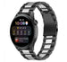 Correa acero Huawei Watch 3 (Pro) (negro/plata)