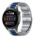 Huawei Watch 3 (Pro) Steel Strap (Silver/Blue)