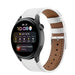 Bracelet cuir Huawei Watch 3 (Pro) (blanc)