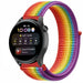 Bracelet nylon Huawei Watch 3 (Pro) (arc-en-ciel)