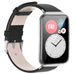 Huawei Watch Fit Lederarmband (Schwarz)