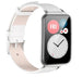 Bracelet cuir Huawei Watch Fit (blanc)