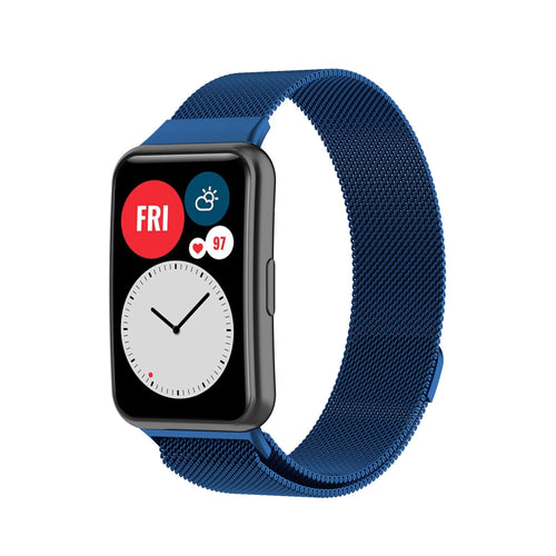Bracelet Milanais Huawei Watch Fit SE (bleu)