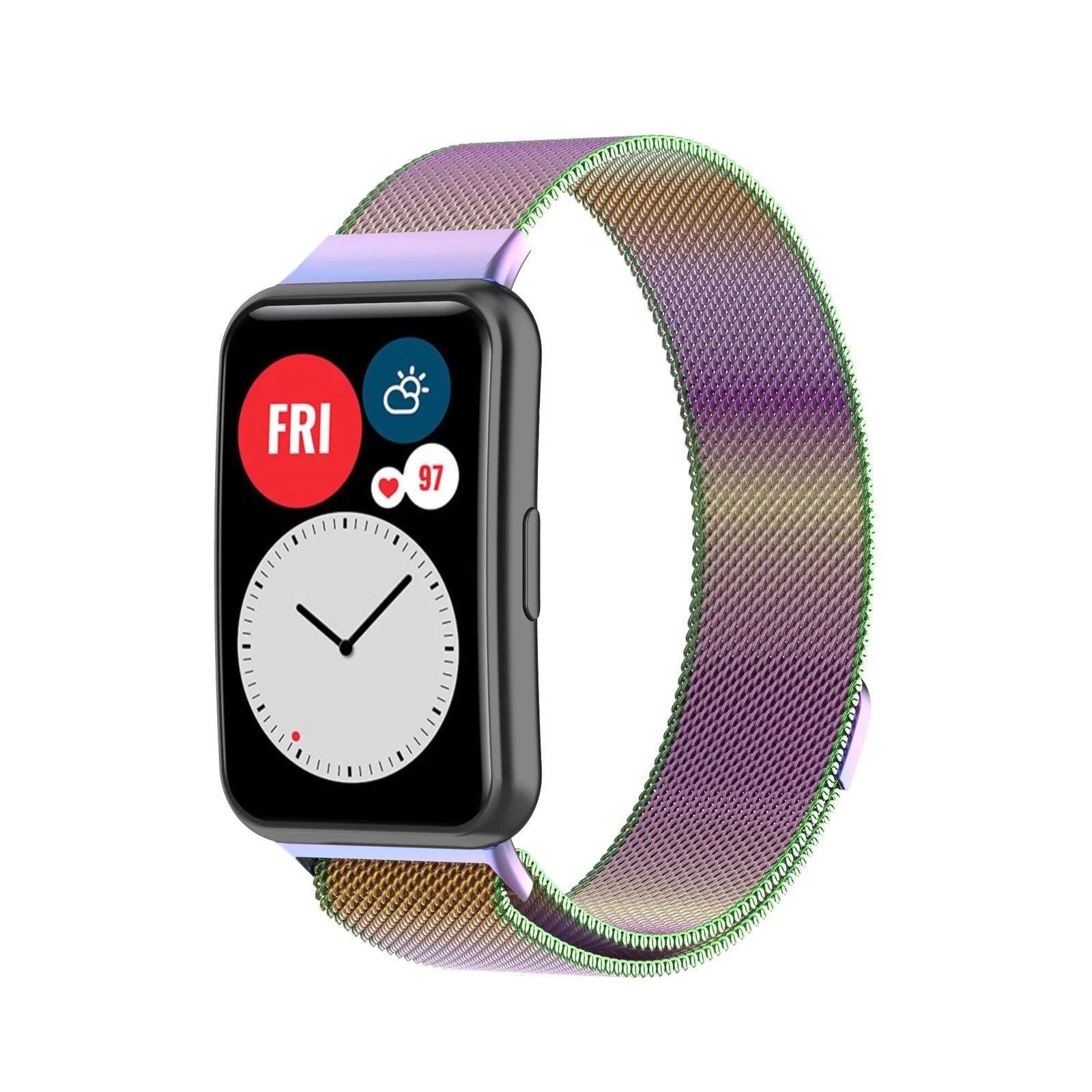 Bracelet Milanais Huawei Watch Fit SE (arc-en-ciel)