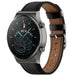 Huawei Watch GT 2 Pro Lederarmband (Glattes Schwarz)