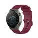 Huawei Watch GT 2 Pro luxe siliconen bandje (donkerrood)