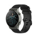 Bracelet silicone luxe Huawei Watch GT 2 Pro (noir)