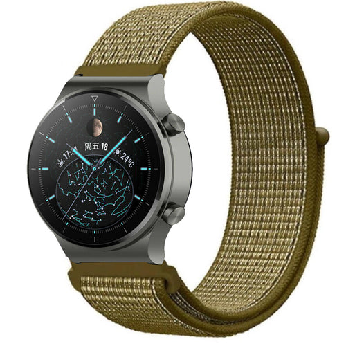 huawei-watch-gt-2-pro-nylon-band-olijf