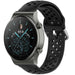 Huawei Watch GT 2 Pro Silikonarmband mit Löchern (Schwarz)