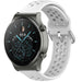 Huawei Watch GT 2 Pro siliconen bandje met gaatjes (wit)