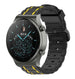 Huawei Watch GT 2 Pro Sportschnallenarmband (Schwarz/Gelb)