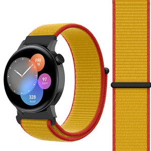Nylon Strap, germany, on a watch, 3/4 front view
