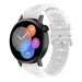 Bracelet silicone à motifs Huawei Watch GT 3 42mm (blanc)