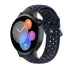 Bracelet silicone avec trous Huawei Watch GT 3 42mm (bleu foncé)