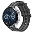 Correa nylon con hebilla Huawei Watch GT 3 46mm (negro/gris)