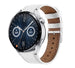 Huawei Watch GT 3 46mm Lederarmband (Weiß)