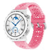 Huawei Watch GT 3 Pro 43mm siliconen bandje met patroon (knalroze)