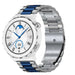 Huawei Watch GT 3 Pro 43mm stalen band (zilver/blauw)