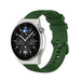 Bracelet silicone luxe Huawei Watch GT 3 Pro 46mm (vert armée)